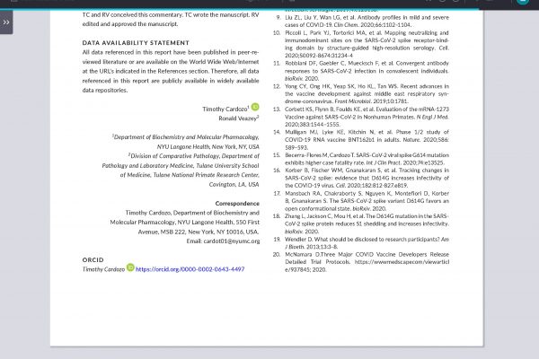 Informed consent disclosure to vaccine trial subject s of risk of COVID‐19 vaccines worsening clinica